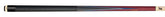 Predator 4-Point Sneaky Pete Pool Cue - Purple Heart/ Blue - Elephant Patter Leather Wrap